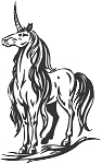 Unicorn Decal 25